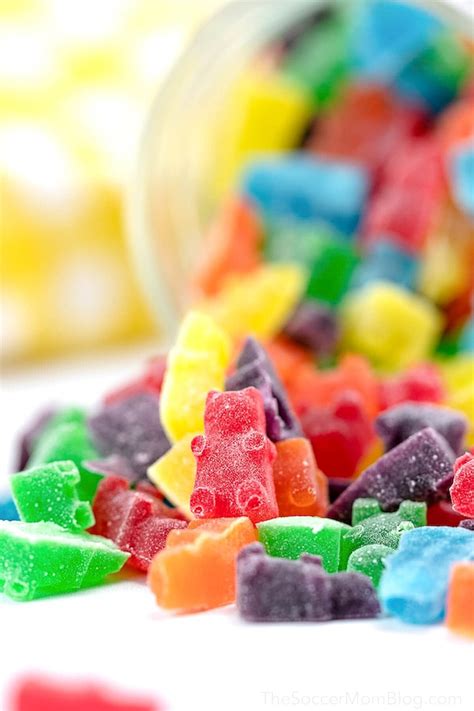 3-Ingredient Homemade Gummy Bears (with Jello) - The Soccer Mom Blog