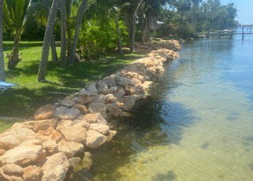 Coquina Seawall Installation And Repair Marine Construction And Seawalls