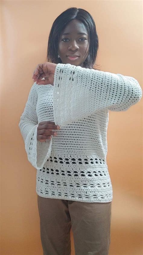 Crochet Bell Sleeve Sweater Free Pattern Crochet Vest Pattern