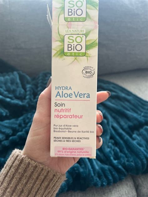 So Bio Tic Hydra Aloe Vera Soin Nutritif R Parateur Peaux