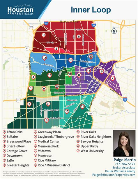 Neighborhoods In Houston Map - Kala Salomi