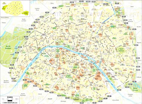 Printable Map Of Paris | Free Printable Maps