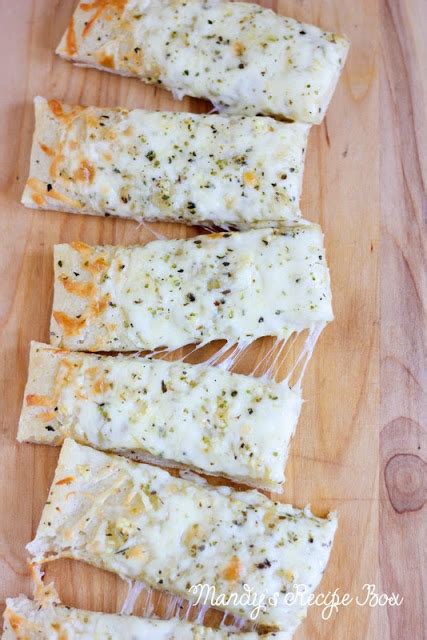 Cheesy Garlic Breadsticks Recipe Mandy S Recipe Box