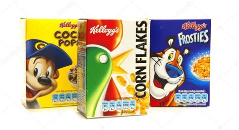 Kelloggs Variety Pack On A White Background Stock Editorial Photo