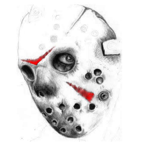 Jason Voorhees Mask Tattoo Design