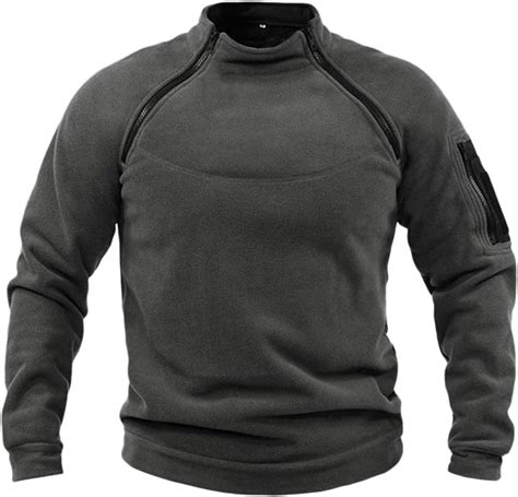 Tuqidewu Pullover Herren Herren Fr Hling Winter Einfarbiger Stehkragen