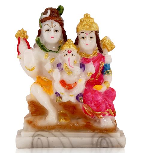 Buy Lord Shiv Parivar Statue Shiv Parivar Murti Shiv Parvati Ganesh God