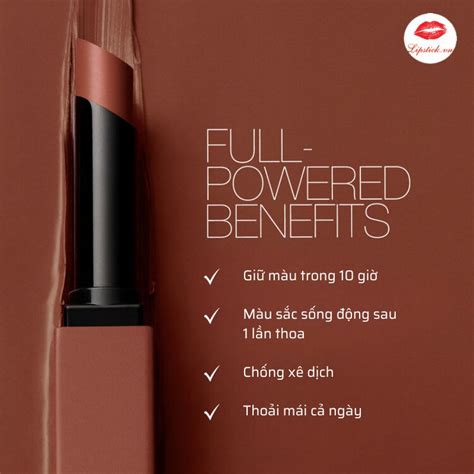 Son Nars Too Hot To Hold Đỏ Lá Phong Powermatte Lipstick