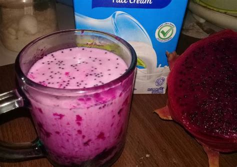 Resep Dragon Fruit Jam Ice Milk Oleh Grnn Cookpad