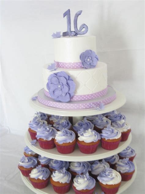 Lavender Sweet 16 Birthday Cake Birthday Cup 16th Birthday Birthday