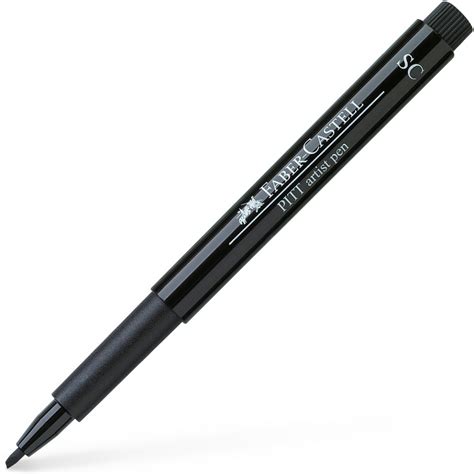 Ручка капиллярная "Рitt Pen" чёрная soft calligraphy 2мм sela FC167892 ...
