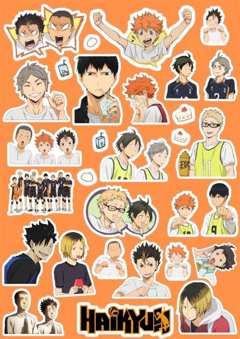 Пин на доске Haikyuu Милые рисунки Милые каракули Стикер арт