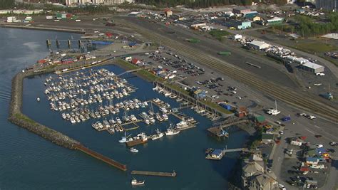 Aerial View of Harbor, Valdez, Stock Footage Video (100% Royalty-free ...