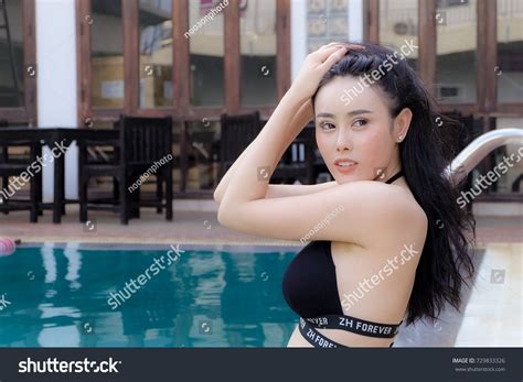 Vientianelaos20170317asian Girl Sexy Bikini Zh Forever Stock Photo ...