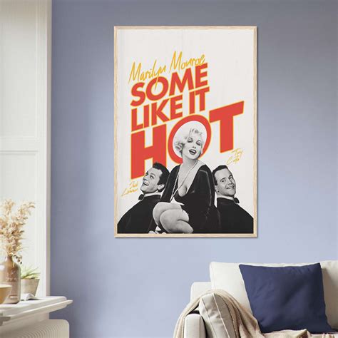 Some Like It Hot Movie Poster Vintage Movie Poster Tv Series Poster Full Size Poster Ready