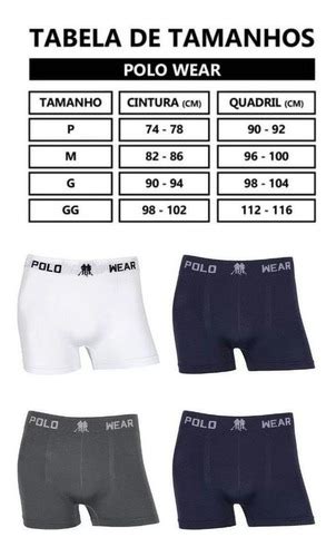 Cueca Box Boxer Em Microfibra Polo Wear Lisa Parcelamento Sem Juros