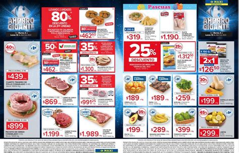 Catálogo Carrefour Maxi Avellaneda Ahorro Gigante del 4 al 10 de abril