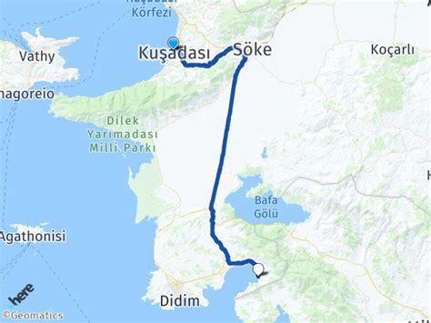 Ayd N Ku Adas Akb K Didim Ayd N Aras Ka Km Yol Tarifi Km Hesaplama