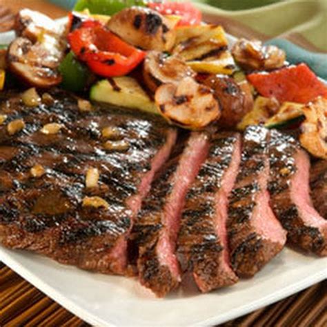 Grilled Teriyaki Steak And Vegetables Recipe Yummly Recipe Teriyaki Steak Dinner Recipes