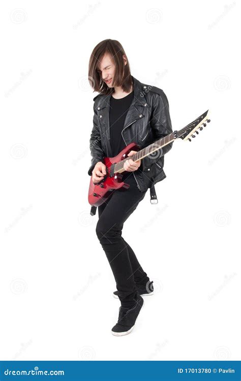 Punk Playing Guitar Stock Photo Image Of Performer Musician 17013780