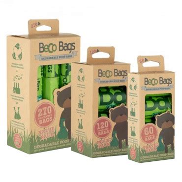 Paquete De Rollos De Bolsas Biodegradables Para Desechos De Perro Beco