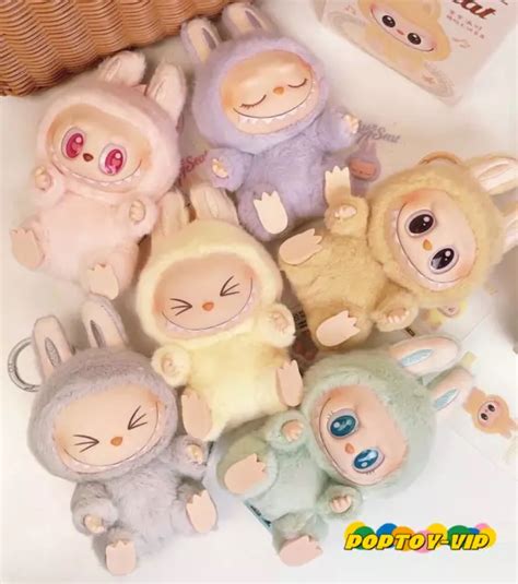2024 POP MART Labubu The Monsters Have A Seat Plush Doll Hot Figure Toy Keychain 35 07