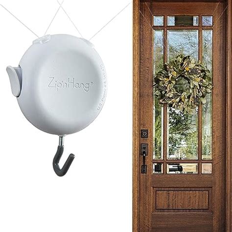 Amazon White Magnetic Wreath Hanger Holder Hook For Steel Doors