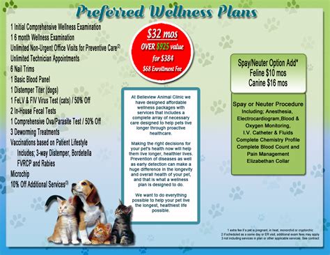 Puppykitten Wellness Brochure Belleview Animal Clinic