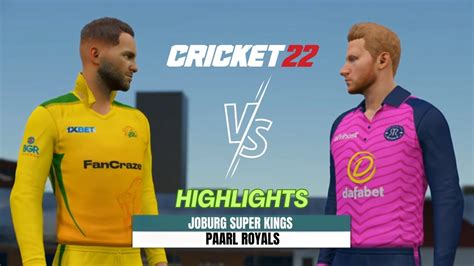 Jsg Vs Pr Cricket Highlights Pretoria Capitals Vs Durban Super