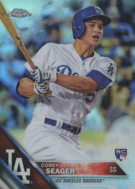 Corey Seager Topps Chrome Refractor Price Guide Sports Card