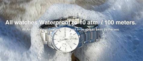 What is 10 ATM Water Resistant Watch | Ops Watches