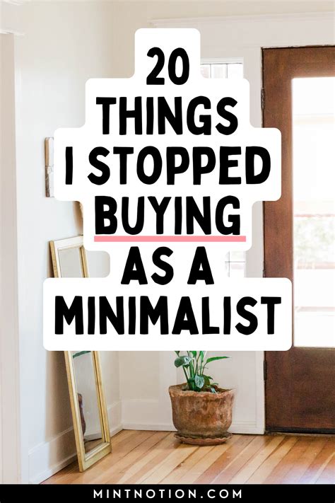 Things I Stopped Buying As A Minimalist In Frugal Living Tips