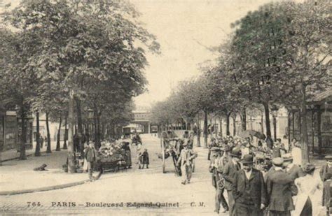 Le boulevard Edgar Quinet dans les années 1900