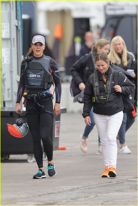 Kate Middleton Sets Sail With Team Great Britain During Grand Prix