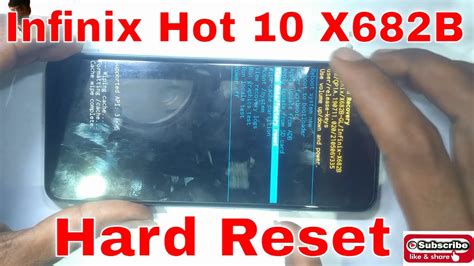 How To Hard Reset Infinix Hot X B Pin Password Pattern Unlock