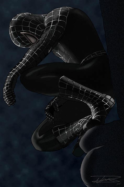 Symbiote Spiderman by reapergt on DeviantArt