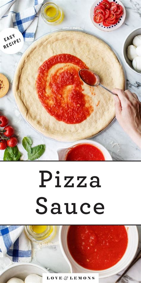 Homemade Pizza Sauce Love And Lemons Recipe Homemade Pizza Easy