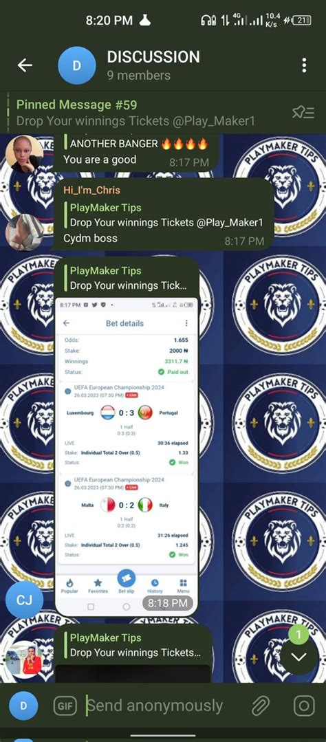 Playmaker Tips On Twitter Winnings Tickets