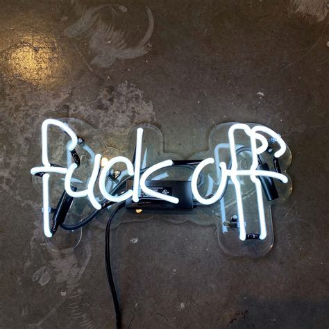 Fuck Off Neon Sign Led Light Custom Neon Sign Decoration Etsy