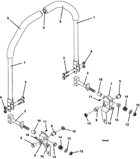 Model 616 1997 Steering Assembly Grasshopper Lawn Mower Partsthe Mower Shop Inc