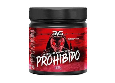 Prohibido Hardcore Pré Workout 360G Sabor Fruit Punch 3Vs o Melhor Preço é no Zoom