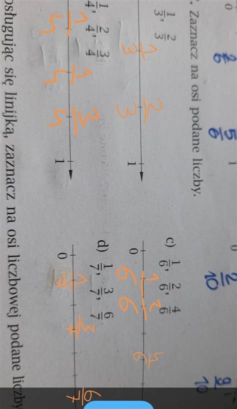 Zaznacz Na Osi Podane Liczby Szybko Brainly Pl