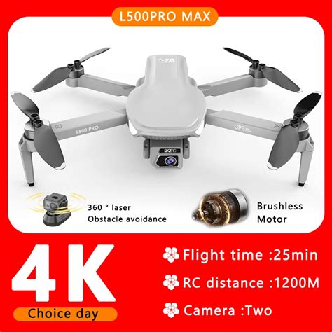 L500 PRO MAX Drone With Camera 5G WIFI FPV Quadcopter 4K Dual Camera