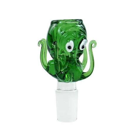 Octopus Glass Bong Bowl 14mm Male - Nimbus Imports