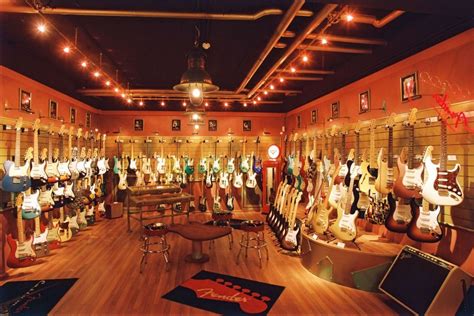 Fender Custom Shop Germany Guitar Room Music Store Design Music