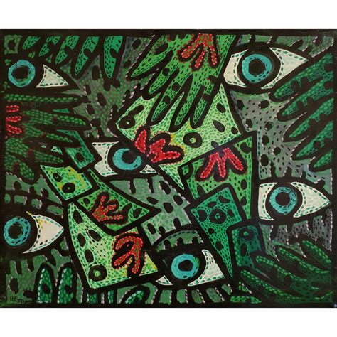2011–2012 "Free Money?" Small Fun Green and Red Eyes Abstract