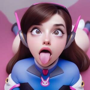 Pack Ahegao Dva From Overwatch Png D Va Art Fan Art Video Game Characters Mature Etsy
