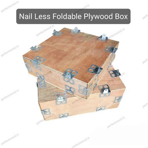 Nail Less Foldable Plywood Box At Rs Piece Plywood Boxes In