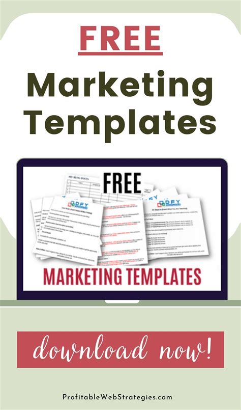 Free Marketing Templates | Free marketing template, Marketing template ...