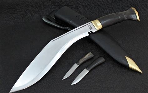 Кукри Nepal Khukuri House British Servica 10" сталь, рукоять латунь и ...